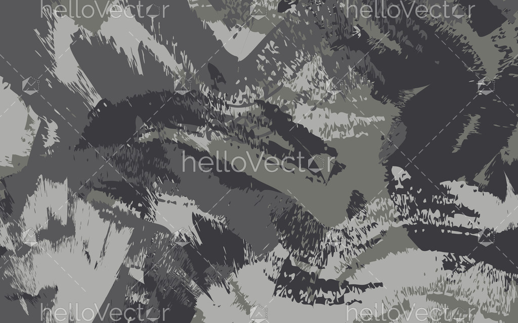 Grey camouflage texture background - Vector illustration - Download Graphics & Vectors