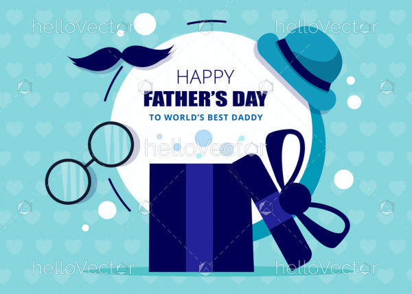 happy fathers day greeting card template download graphics vectors