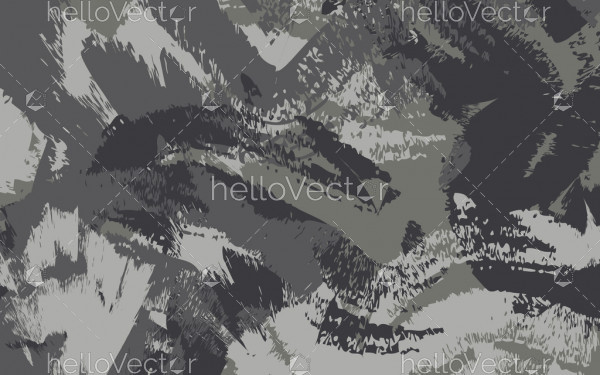 Grey camouflage texture background - Vector illustration - Download Graphics & Vectors