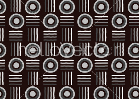 Aboriginal vector seamless pattern background.