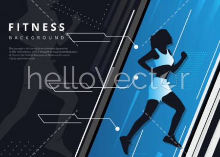 Sport banner template - Vector Illustration