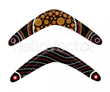 Australian boomerang vector