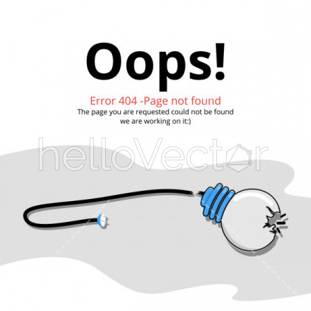 Error 404 page template