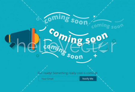 Coming soon landing page template