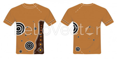 Aboriginal Art T-Shirt Design