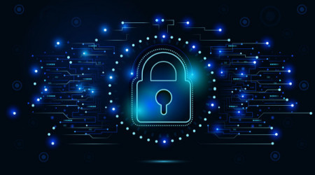 Cyber security background - Download Graphics & Vectors