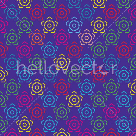 Modern stylish texture background. Seamless pattern - Vector illustration
