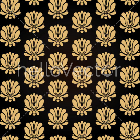 Seamless flower pattern background - Vector illustration