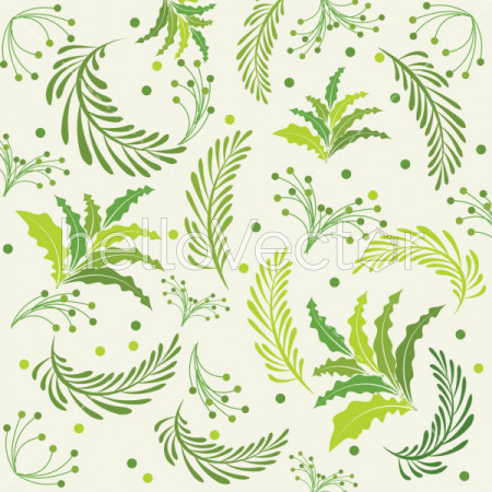 Leaves Background - Vector illustration